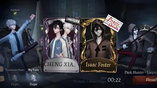 Identity V | THE CROSSOVER KINGS ARE DOWN FOR A HUNT! | “Isaac Foster” & “CHENG XIAOSHI & LU GUANG”