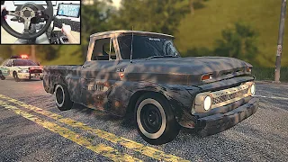 1965 Chevy C10 Pickup - (High Speed Chase) - NFS Heat 4K - Need for Speed Heat - Steering Wheel