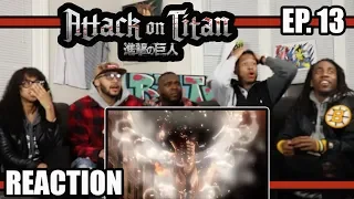 HUMANITY'S FIRST WIN! ATTACK ON TITAN EP.13 REACTION/REVIEW
