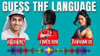 Guess The Language By Voice | Language Quiz Edition