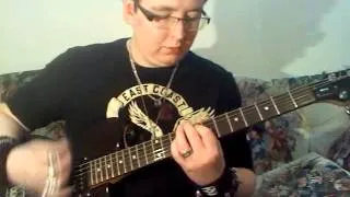 me showing you how to play 'antichrist superstar' by marilyn manson on guitar better quality