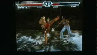 Tekken 4: King,Christie,Nina vs Law,Steve