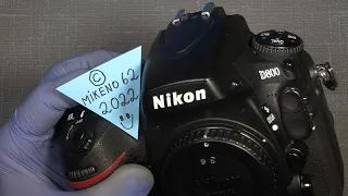 Nikon D800 buttons on the back is not working BUT I repaired it