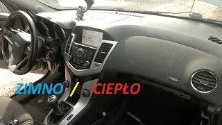 ZIMNO / CIEPŁO w nawiewach - Naprawa klap nawiewu "Chevrolet Cruze" Opel Astra J