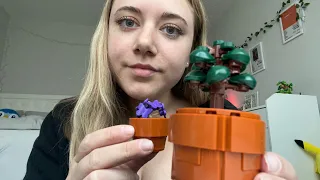 asmr build a lego with me! 🪴 (whisper chat, tapping, crinkles)