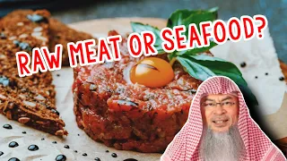 Can we eat RAW meat or raw seafood (Sushi)? assim al hakeem JAL