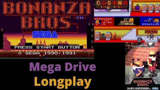 Bonanza Bros Mega Drive Longplay