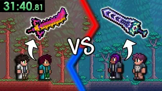 Terraria 2v2 Race but EVERY Item Drop is Randomized!