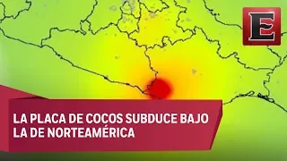 Interacción entre placas originó sismo de magnitud 7.2