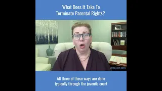 What Does It Take To Terminate Parental Rights?