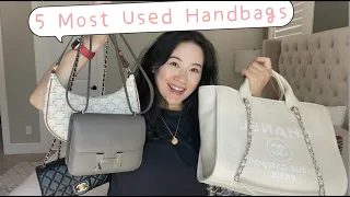 5 Most Used Handbags of 2022 || Chanel, Hermes, Celine etc.