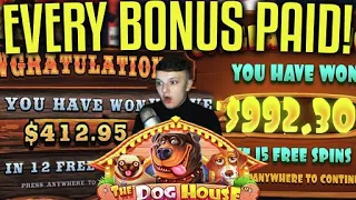 500x DOG HOUSE BONUS! & MORE! - Online  Slots BONUS BUYS!