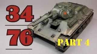 Most effective weathering steps to make your tank model more crispy (1:35 T-34/76 Mod. 1941)