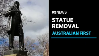 First colonial-era Australian statue to be torn down | ABC News