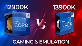 More Cores More Power! Intel i9-13900K vs i9-12900K Gaming & Emulation Review