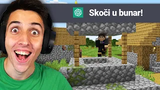 BOT mi govori STA da radim u MINECRAFTU!