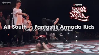 KIDS FINAL:  All South vs Fantastik Armada Kids // .stance // Battle of the Year France 2017