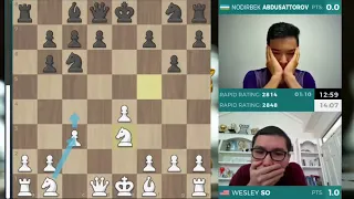 Wesley So (2872) vs Nodirbek Abdusattorov (2816) || Aimchess Rapid 2023 - R2