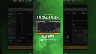 Deadmau5 Pluck sound with wavetable #shorts