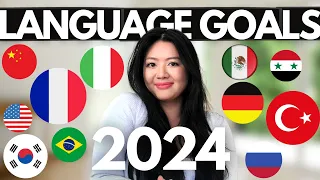 My language learning GOALS 2024