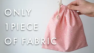 How To Make A Lined Drawstring Bag