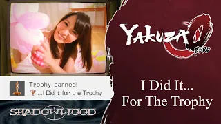 Yakuza Zero: I did it for the Trophy