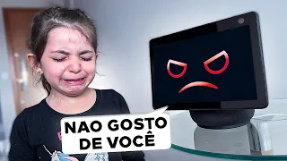 MINHA FILHA ADOTIVA CONHECEU A ALEXA NOVA!