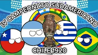 IV CAMPEONATO SUDAMERICANO: CHILE 1920| MR. COUNTRY FOOTBALL