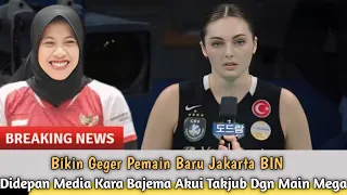 Aksi Mega Mnghipnotis Pemain Baru Jakarta BIN,  Didepan Media Kara Bajema Akui Takjub Dgn Smesh Mega