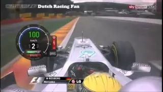 F1 2011 - Nico Rosberg Onboard Spa Francorchamps