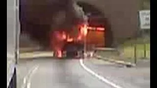 Truck fire on PA Turnpike 6-20-08
