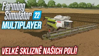 VELKÉ SKLIZNĚ NAŠICH POLÍ! | Farming Simulator 22 | Multiplayer #54