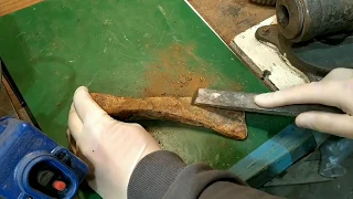 Antique axe restoration. Battle axe. Реставрация старинного боевого топора. Восстановление топора.