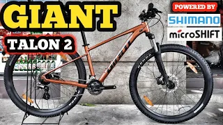 GIANT TALON 2 POWERED BY SHIMANO and MICROSHIFT