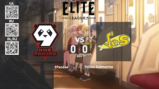 9Pandas vs. Yellow Submarine - Elite League: Eastern Europe Closed Qualifier - BO3 @4liver