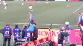 Francesco Totti Substitution & Goals - AS Roma v. Torino FC (April 20th, 2016)