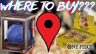 HOW TO FIND ONE PIECE CARD GAME PRODUCT IN STORES!
