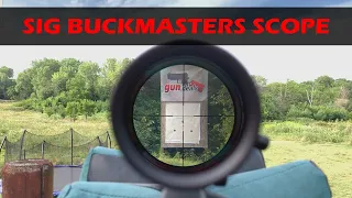 Sig Buckmasters Scope BDC Reticle - Torture Test and Shooting Review