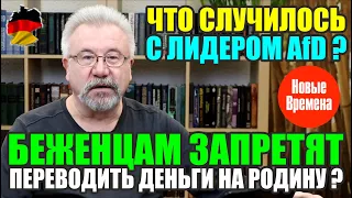 БЕЖЕНЦАМ ЗАПРЕТЯТ ПЕРЕВОДИТЬ ДЕНЬГИ НА РОДИНУ? ЧТО СЛУЧИЛОСЬ С ЛИДЕРОМ AfD?