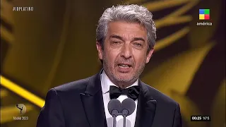 La emoción de RICARDO DARÍN al recibir el Premio Platino por su interpretación en "ARGENTINA, 1985"