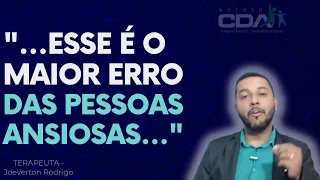 Esse é o MAIOR ERRO DE UMA PESSOA ANSIOSA! - Cortes AnsieLIVE