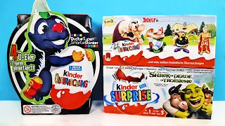 ШРЕК 3, Астерикс и Обеликс, СКУНСЫ! Раритетные Киндер Сюрпризы Kinder Surprise eggs unboxing