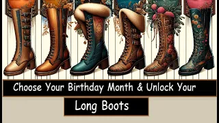 Choose Your Birthday Month & See Beautiful Long Boots 🎂😍👠!!! 🤩🎁 | Birthday Month Challenge🤩💥 |