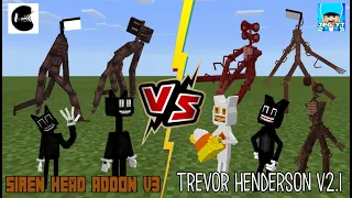 Siren Head & Cartoon Cat V3 [Bendythedemon18] VS Trevor Henderson Creatures v2 [JPGYT] Minecraft PE