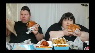 Hungry Fatchick almost chokes during mukbang with Nikocado!!!