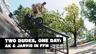 TWO DUDES, ONE DAY – AK & JARVIS IN FFM #bmx