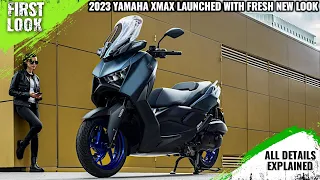 2023 Yamaha XMAX Launched With Fresh New Look - India Soon | All Changes, Spec, Features, Engine