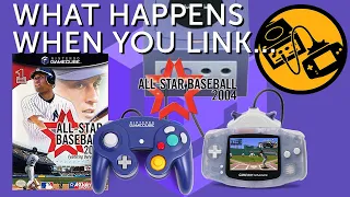 GC-to-GBA Link - All Star Baseball 2004, What happens when you link a GBA? #GCtoGBA #LinkItUp
