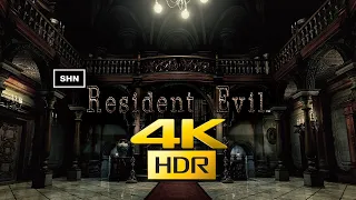 Resident Evil HD Remaster👻 4K/60fps HDR 👻 Real Survival Chris  Longplay Walkthrough  No Commentary