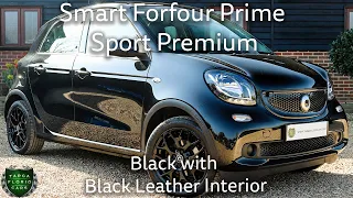 [4K] Smart Forfour Prime Sport Premium 1.0 registered September 2018 (68) finished in Black